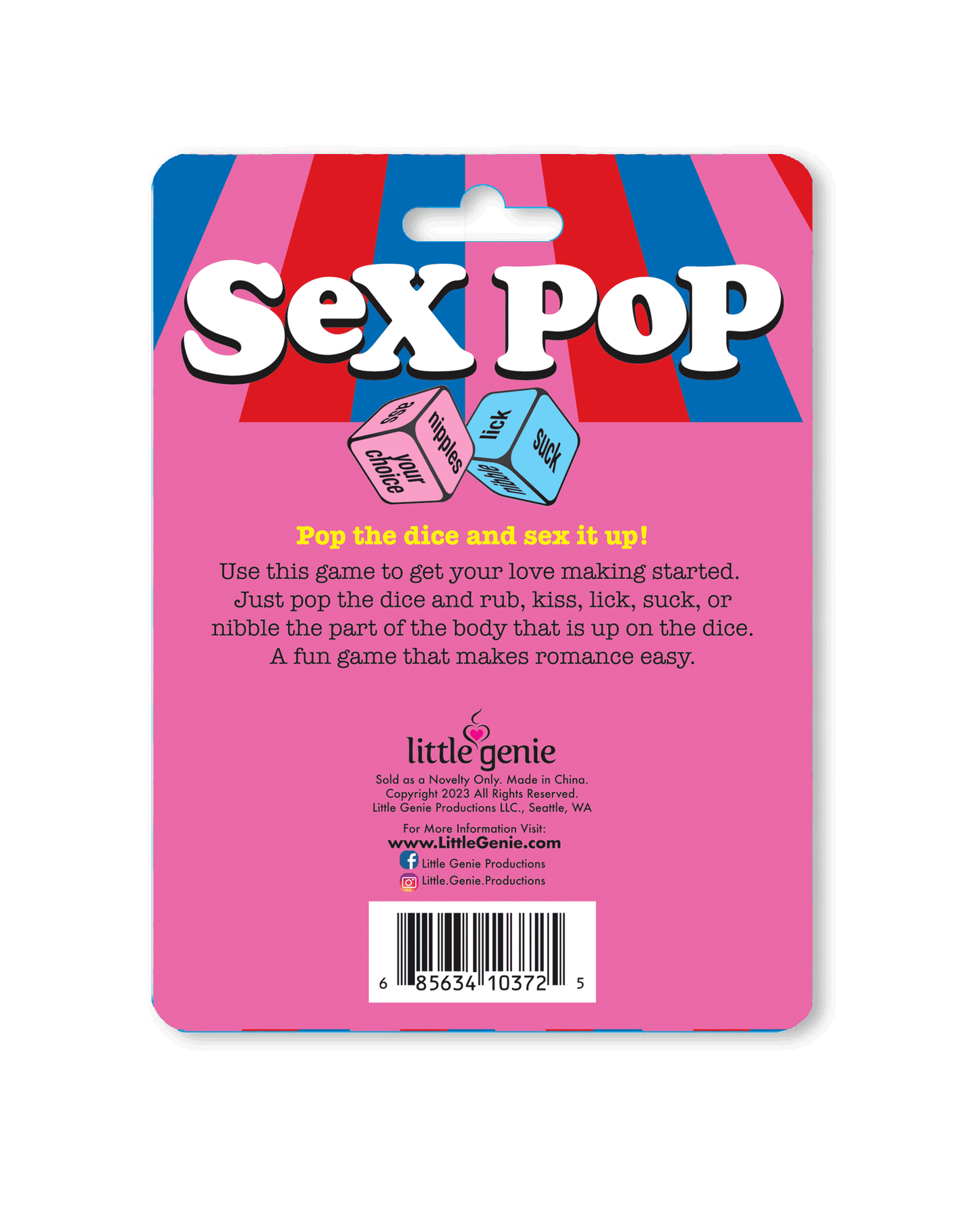 Sex Pop- Popping Dice Game