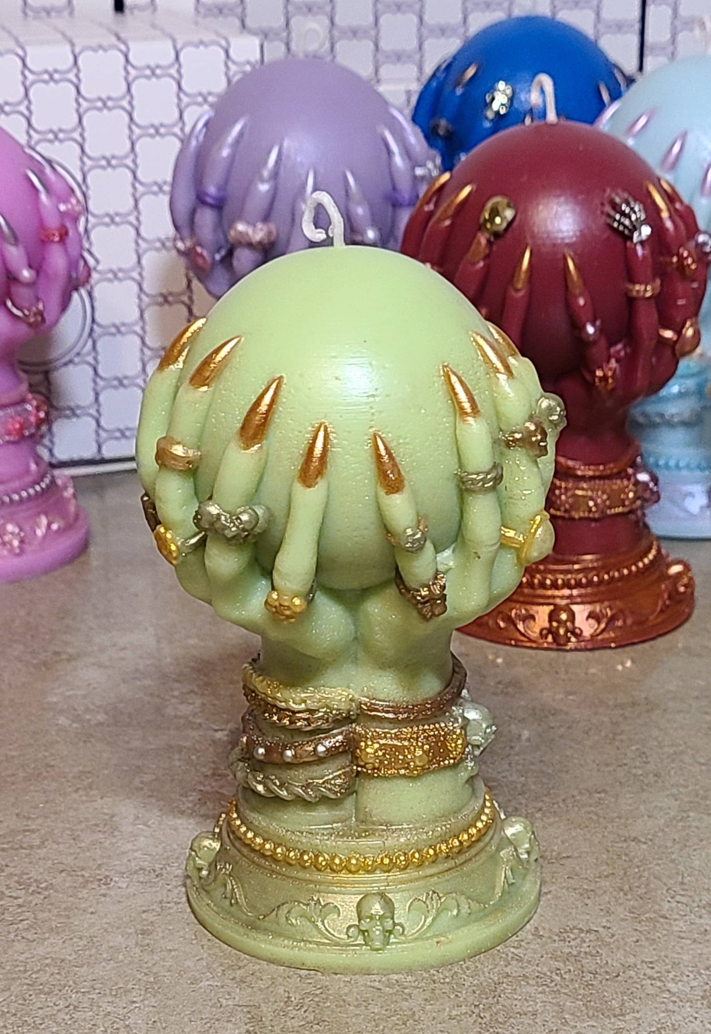 Crystal Ball Candles
