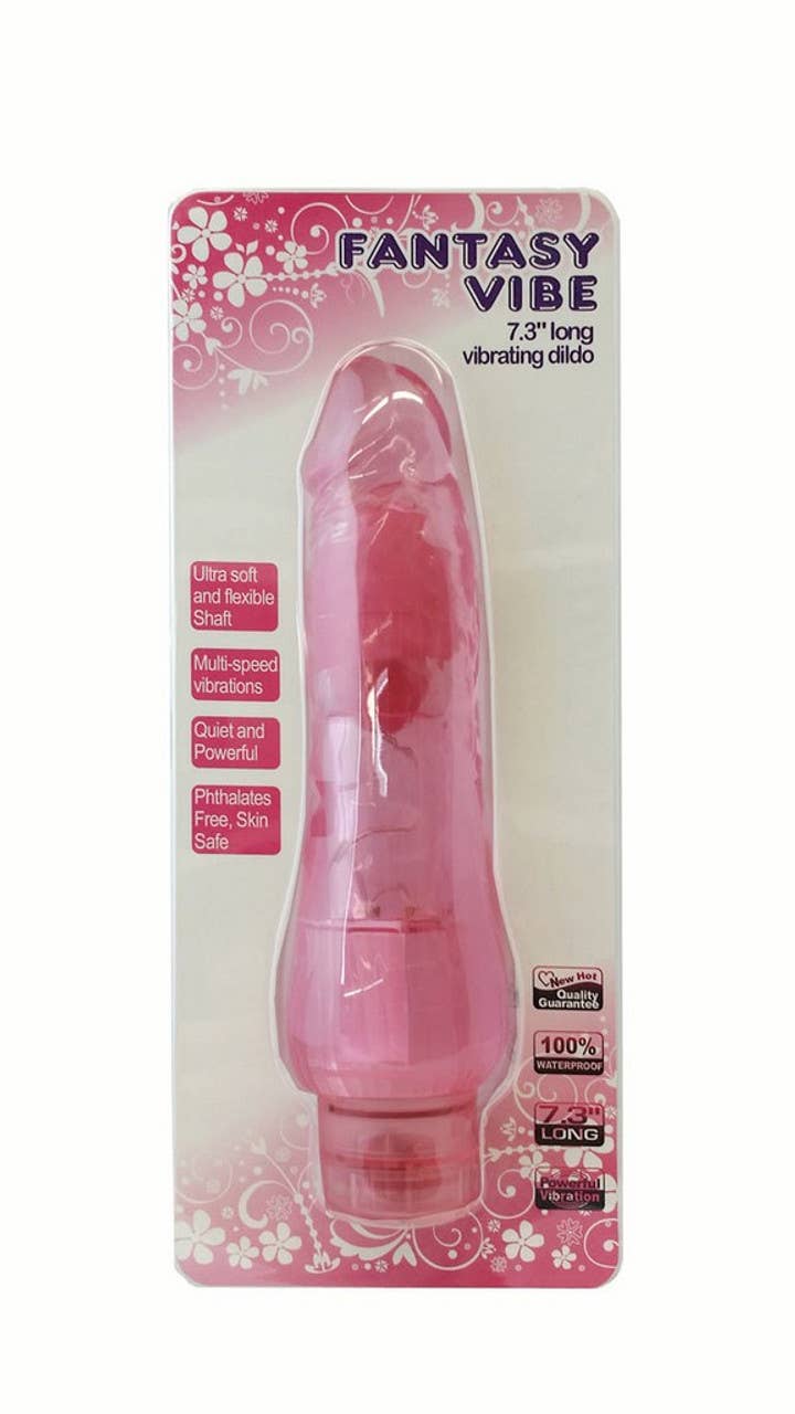 Vibrator Fantasy Jelly Vibrator Pink