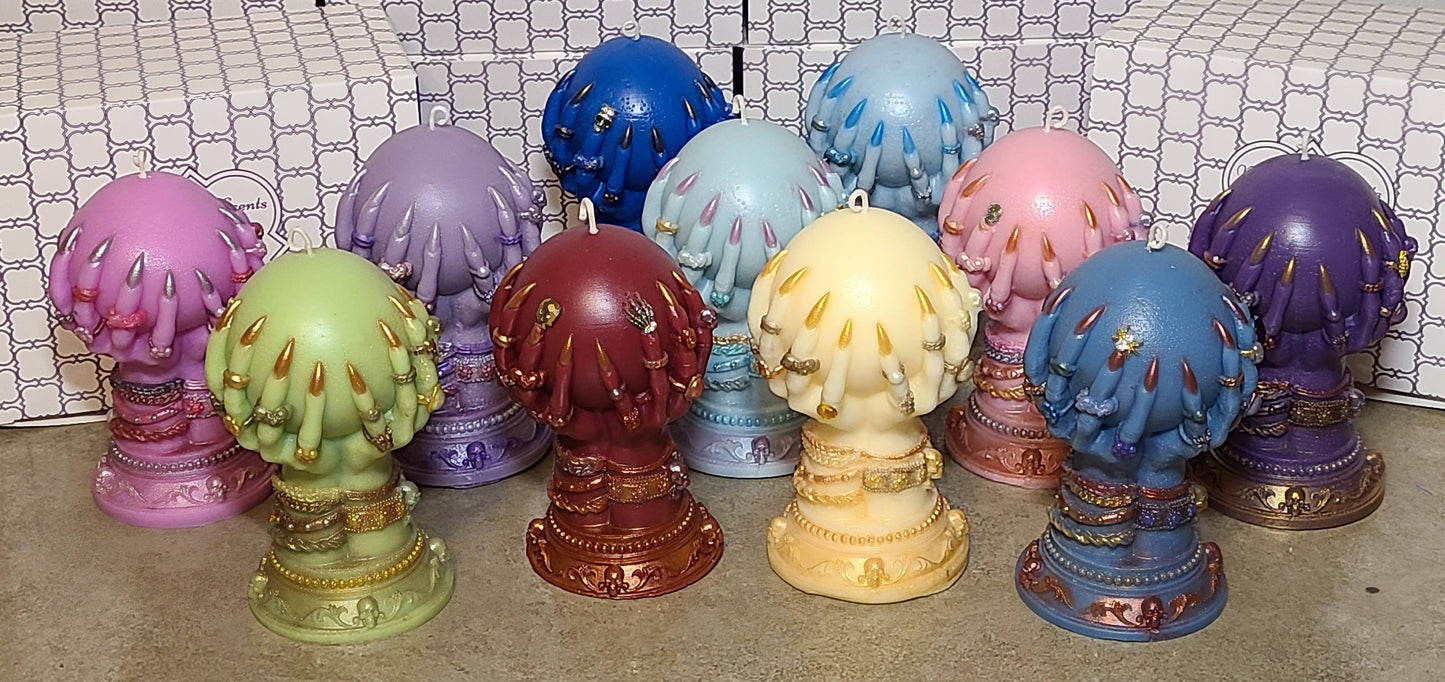 Crystal Ball Candles