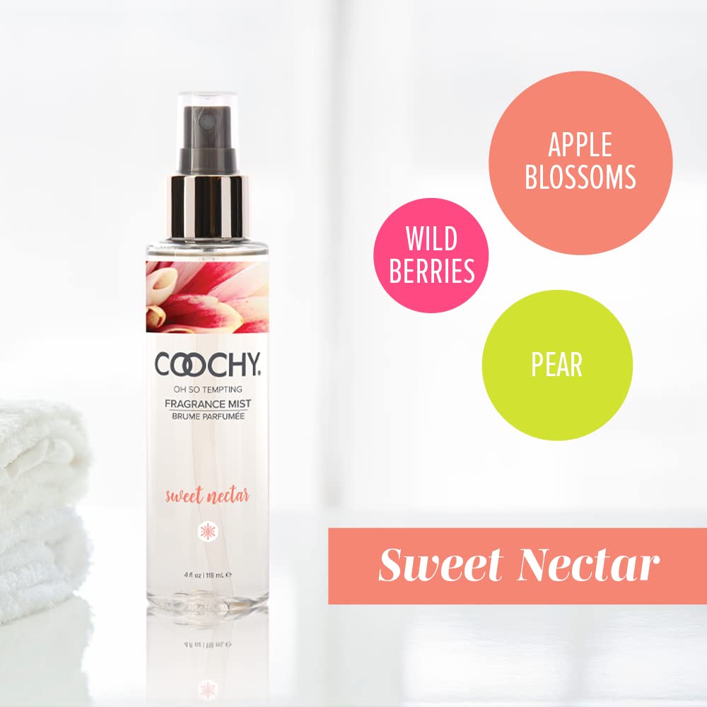 COOCHY FRAGRANCE SPRAY SWEET NECTAR - 4 FL. OZ.