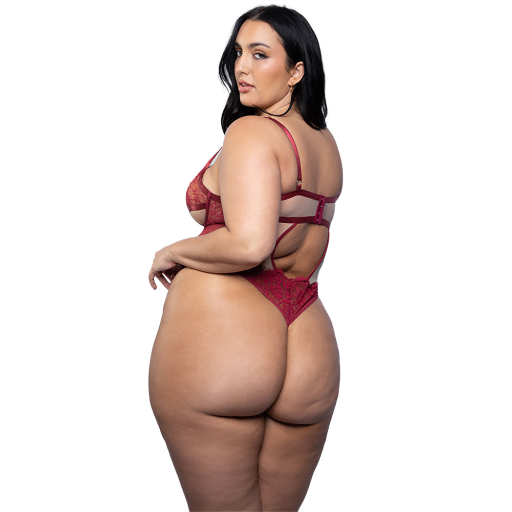 Queen Size Anya Lace Teddy - nv 2659XGAR
