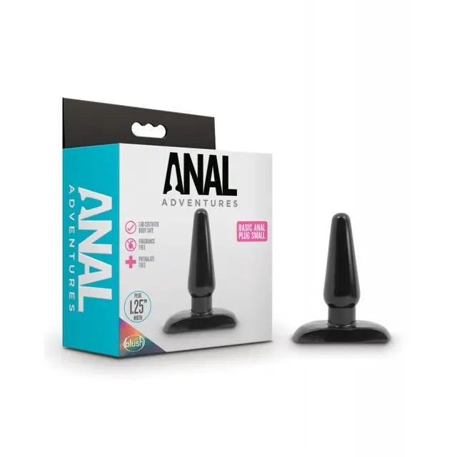 Basic Anal Plug Small Black - eld BL18615