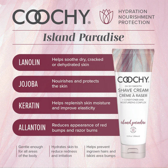 COOCHY SHAVE CREAM - ISLAND PARADISE