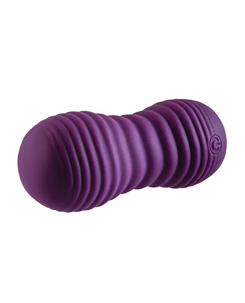 Eager Egg Vibrating & Thrusting w/ Remote Purple - eld EN-RS-1195