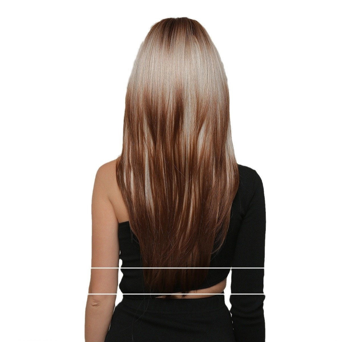 Luxury Layered Blonde Ombre Wig