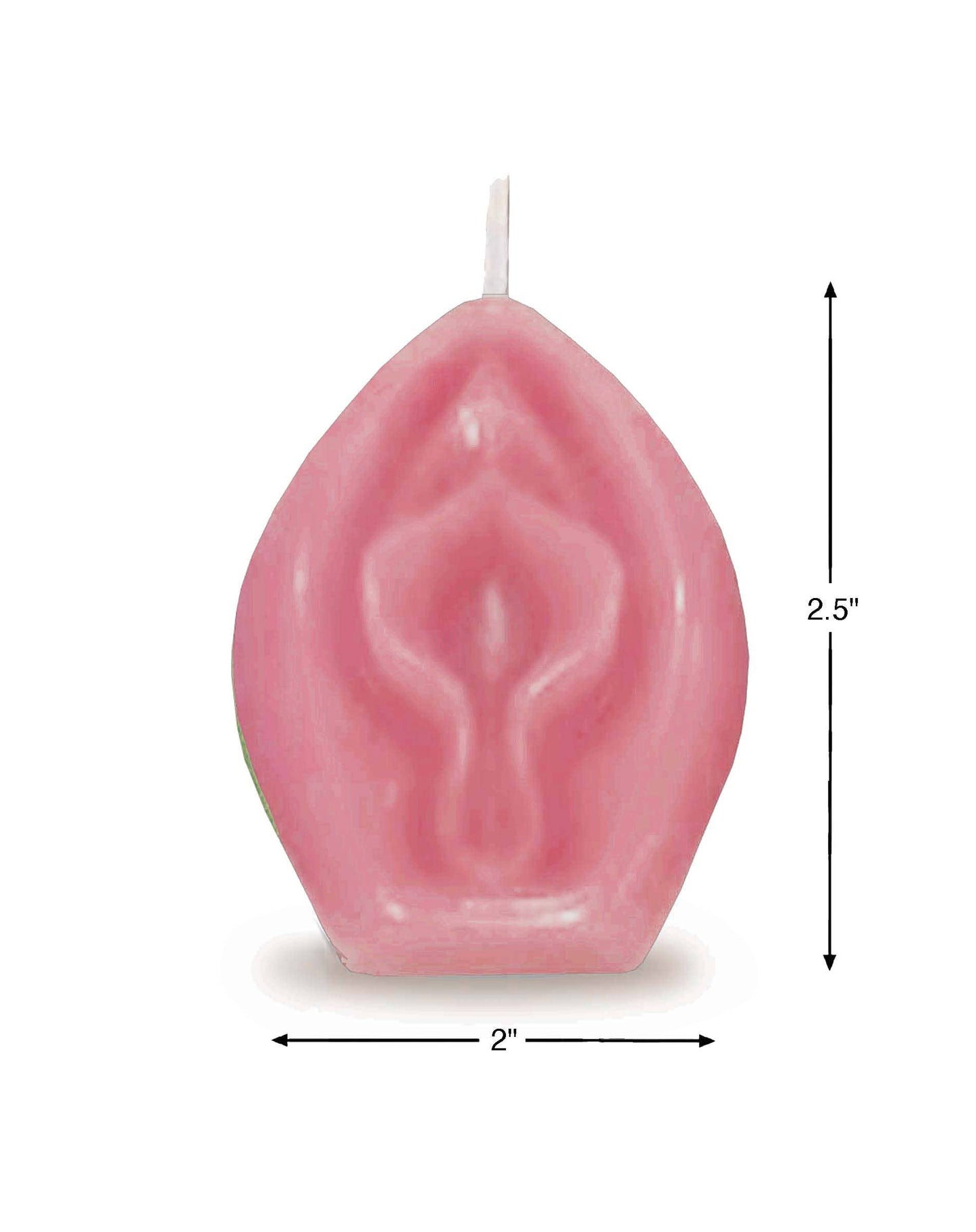 Eden's Candle Vanilla Scented Votive Vagina, Rose