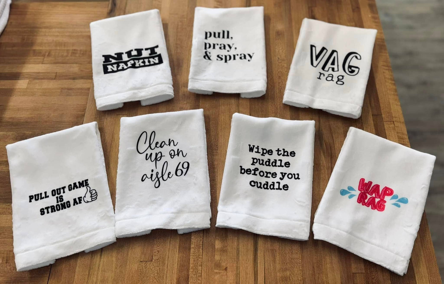 SEX TOWEL - NAUGHTY TOWEL - CUM RAG - AFTER DARK - GAG GIFT