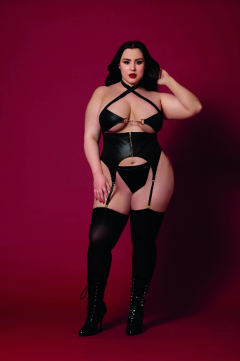 DG-Fetish Bustier & G-String DMND