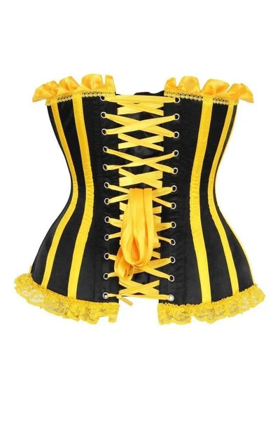DC Yellow Harlequin Corset - TD-435