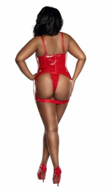 DG Vinyl Bodycon Dress - 14012X