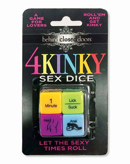 Behind Closed Doors - 4 Kinky Sex Dice- Sex Game