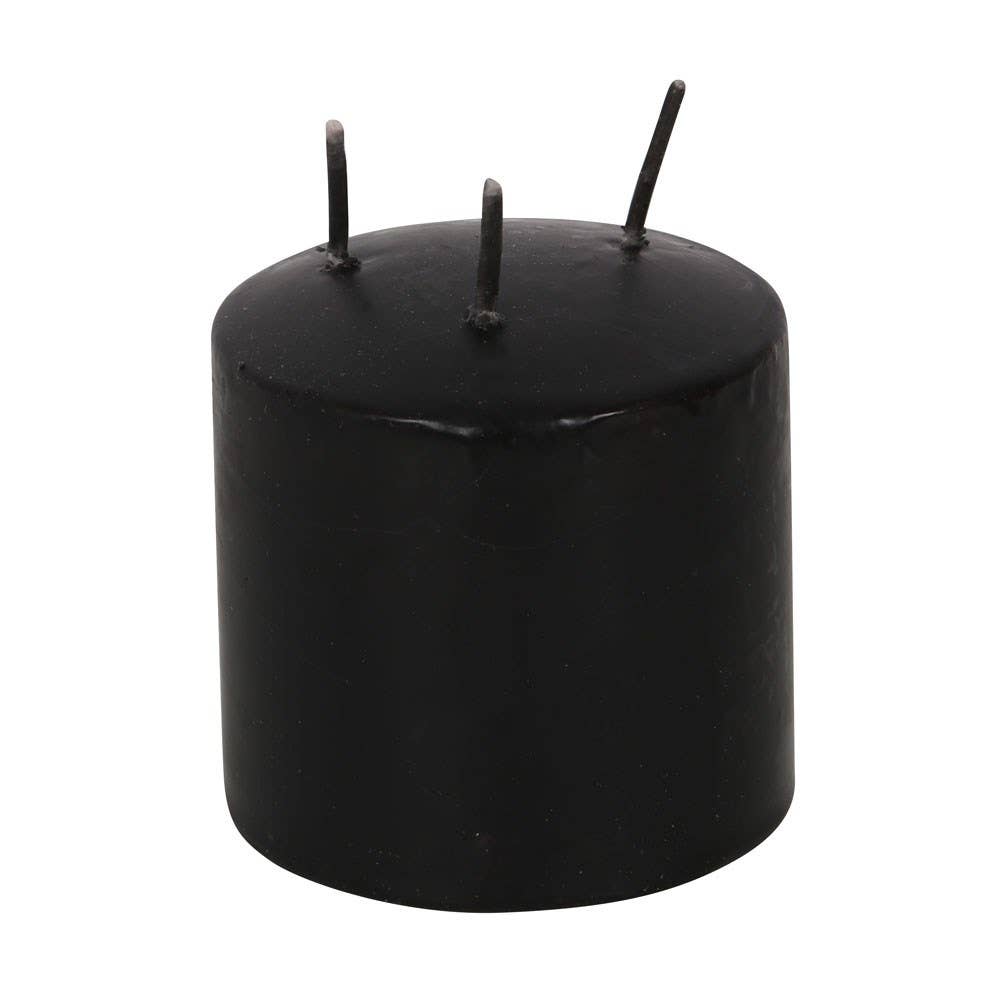 Small Gothic Vampire Blood Halloween Pillar Candle