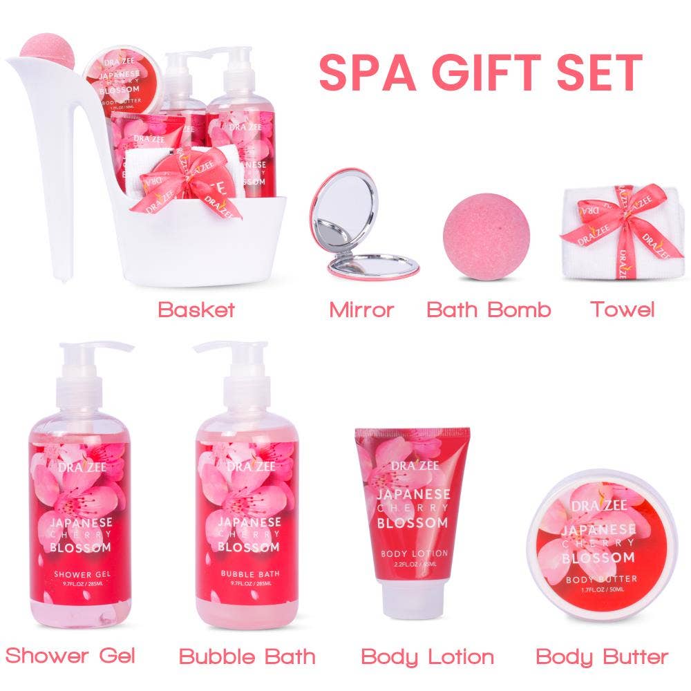 Mothers Day Gift  8 Pc Blossom Spa Set, Gift Set for Women