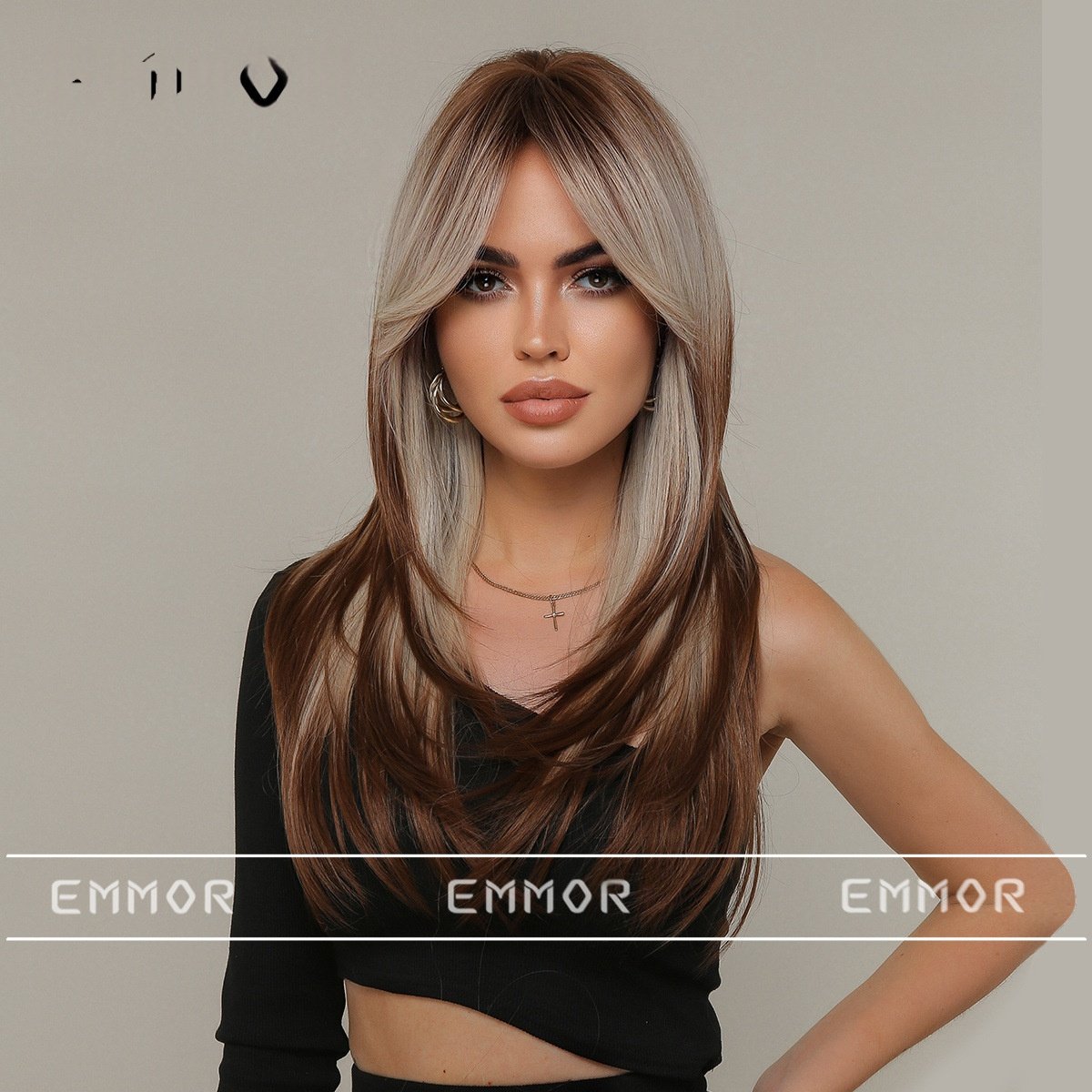 Luxury Layered Blonde Ombre Wig