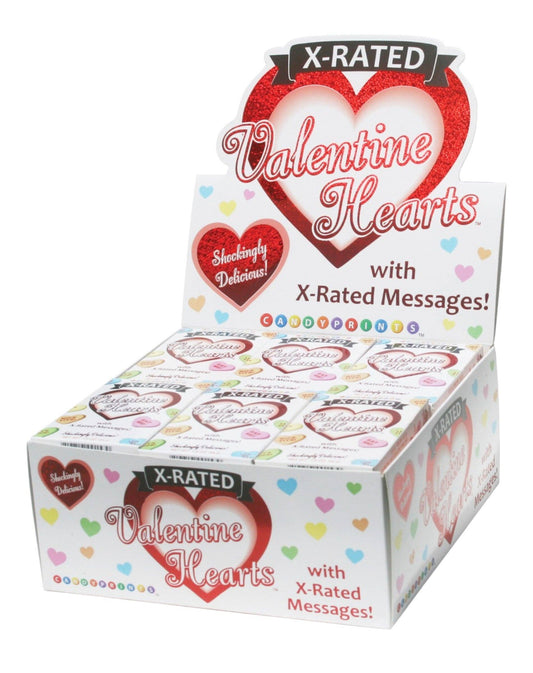 X-Rated Valentine's Conversation Candy Hearts- 24 Pack