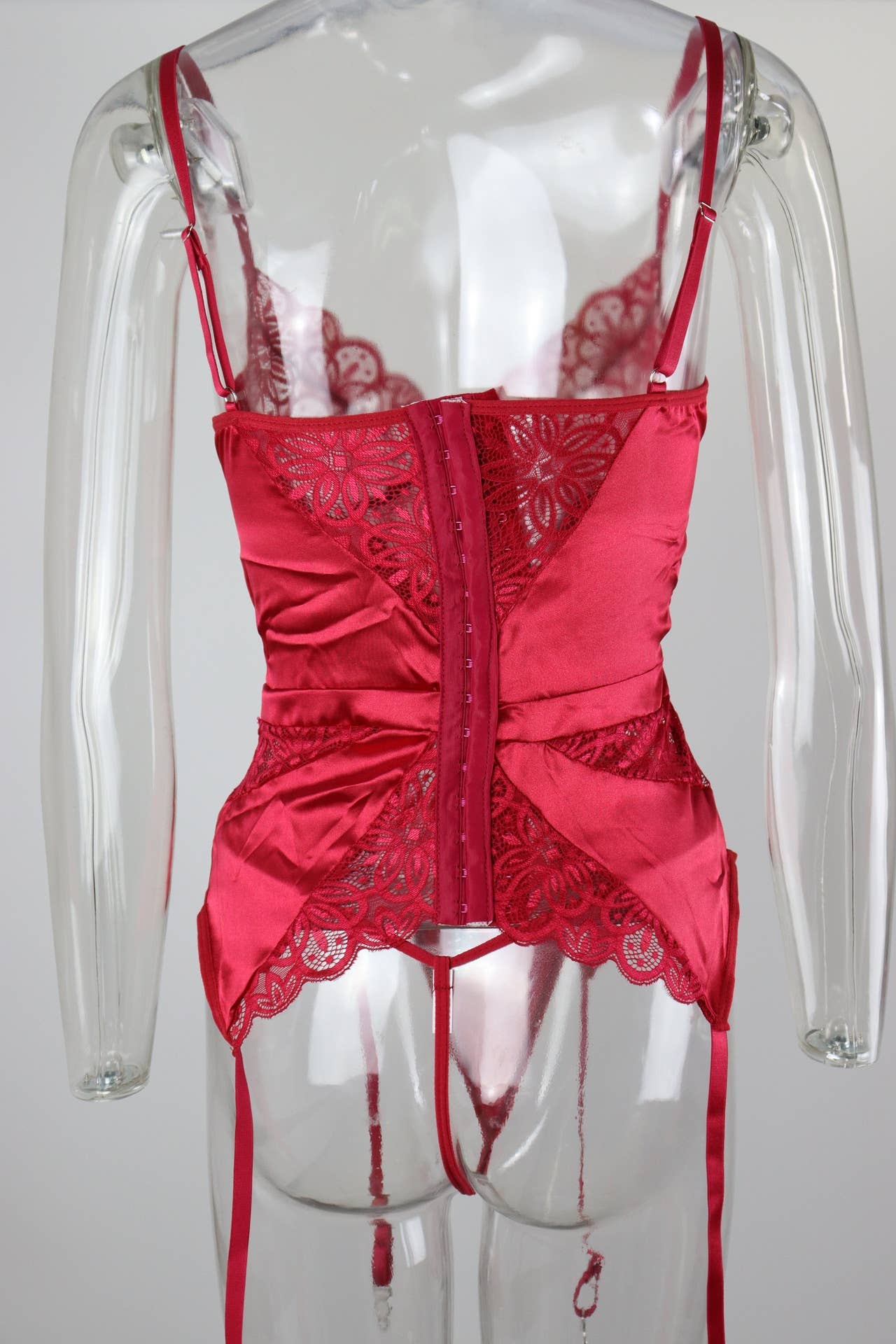 Sexy Lace Jumpsuit Bra Set