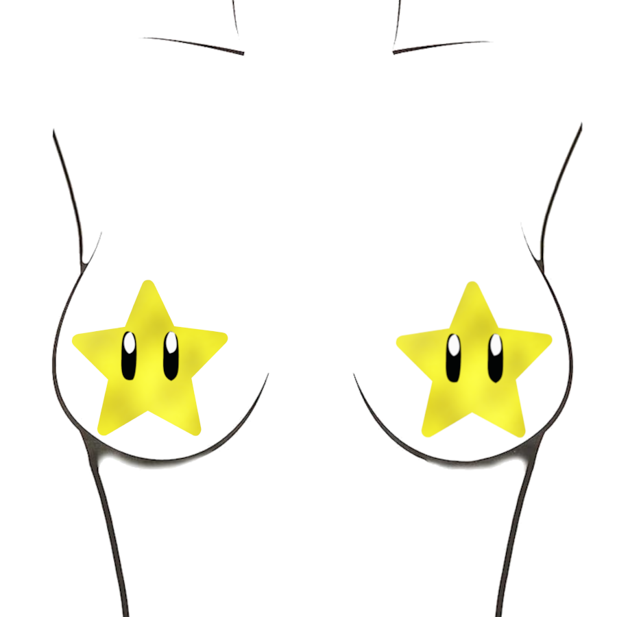 Shine Sprite Nintendo Nipple Cover Pasties