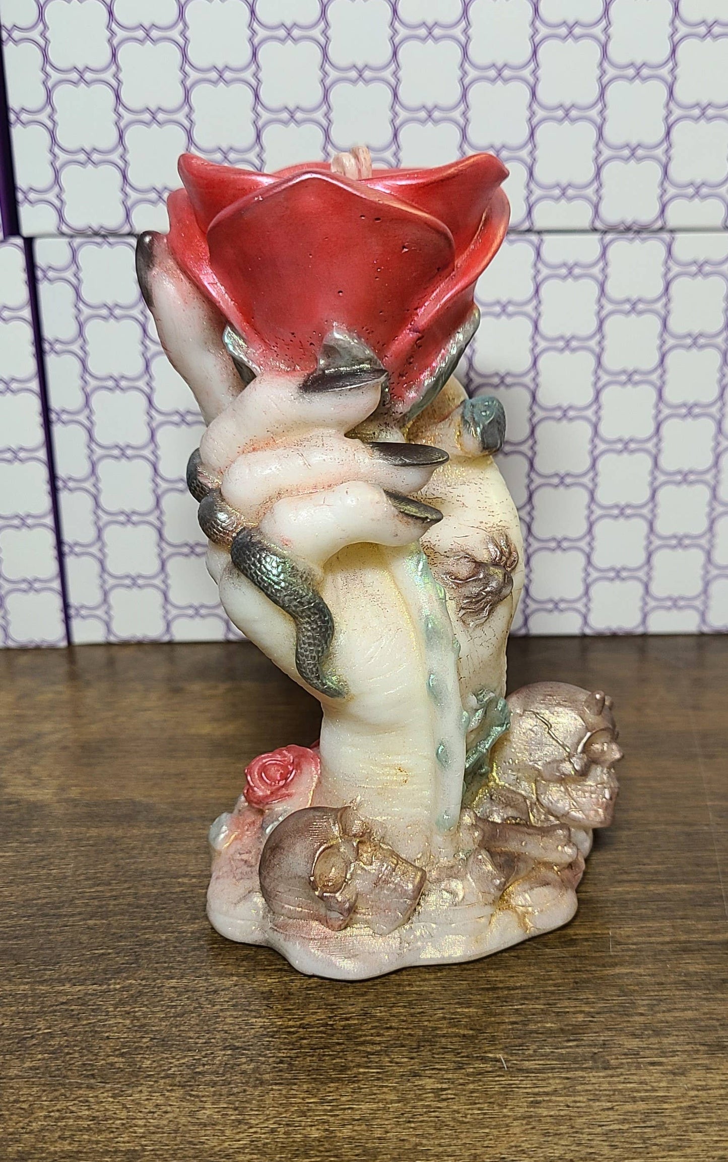 Witch's Rose Candles