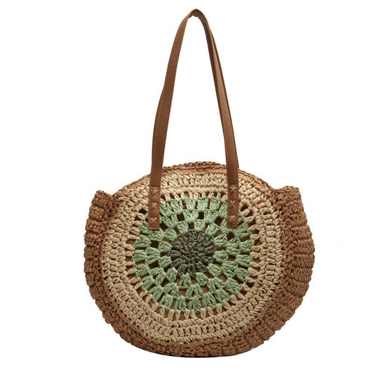 Seaside conch straw shoulder bag
