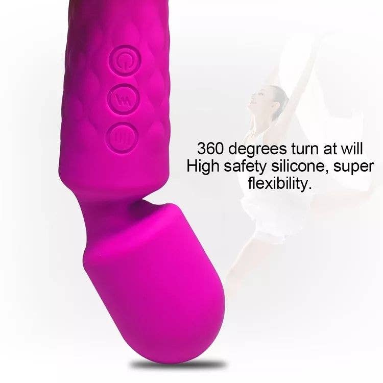 20 Speed Waterproof Wand Vibrator for Women Massage Toy
