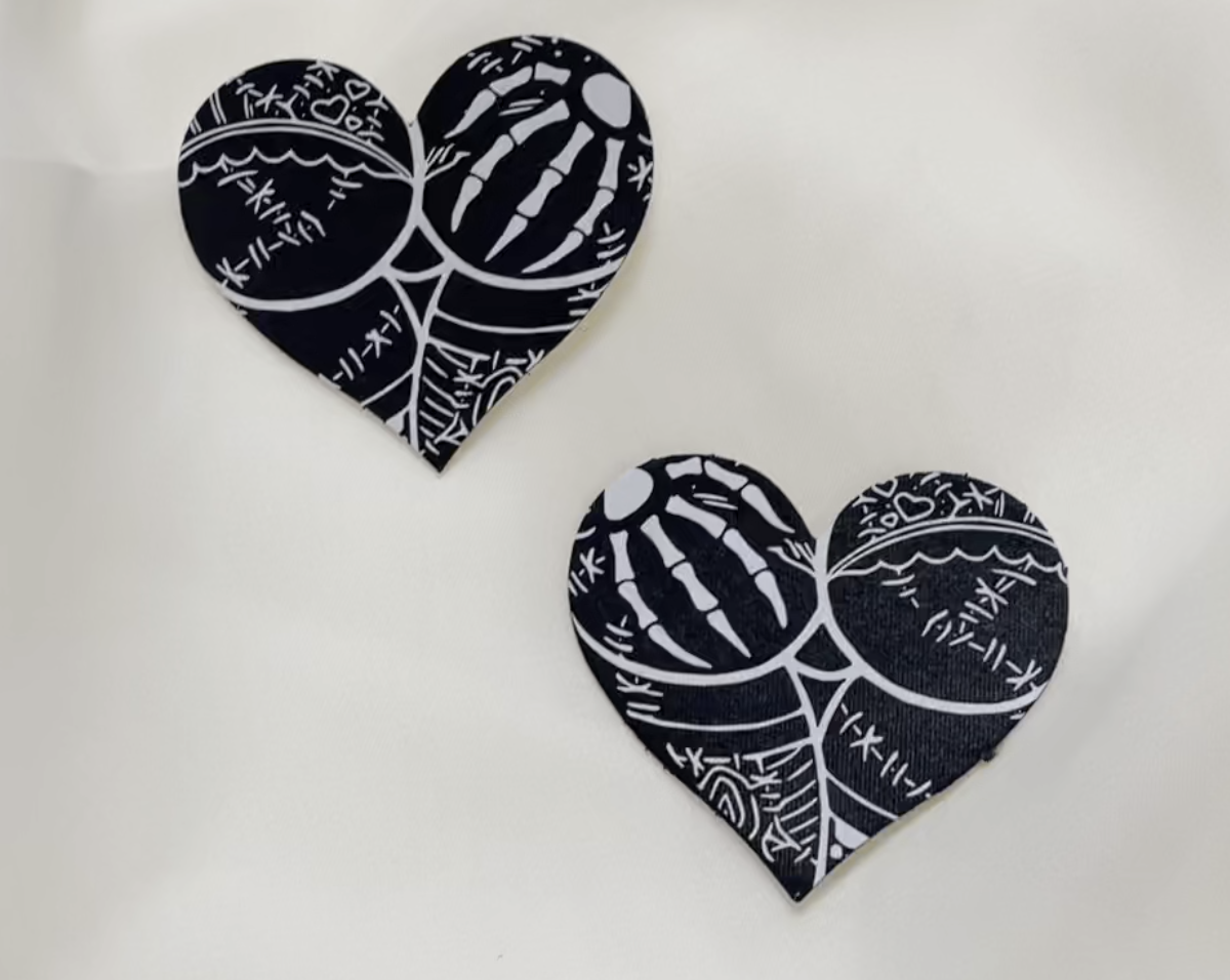 Skeleton Booty Nipple Cover Pasties for Parties & Halloween