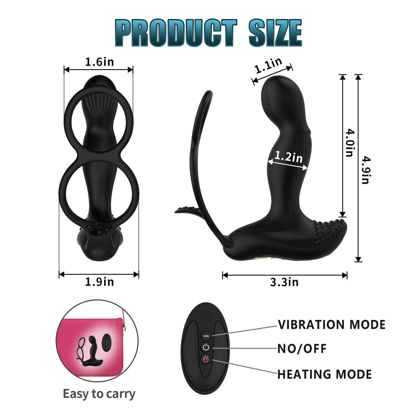 Wireless Remote Control Vibrator Wearable G-spot Stimulator
