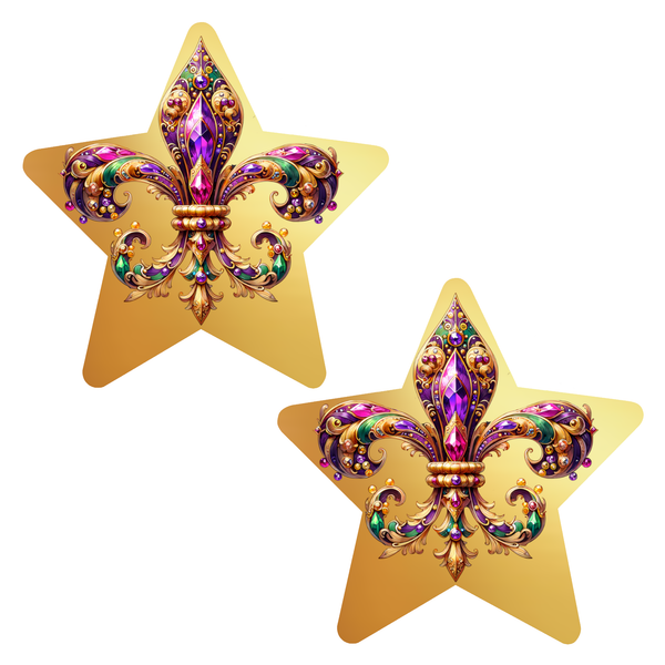 Mardi Gras St Louis Nipple Cover Pasties