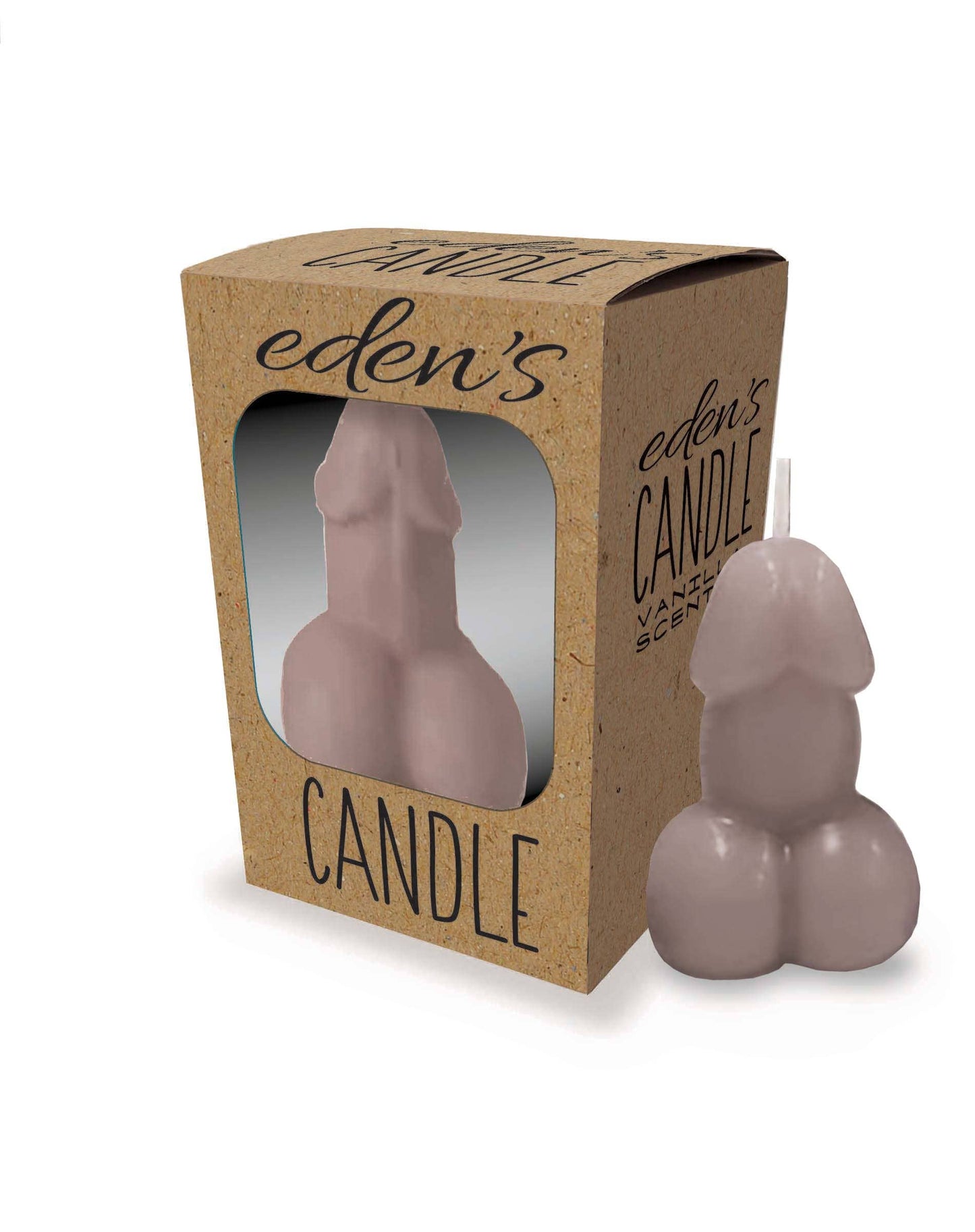 Eden’s Candle Vanilla Scented Penis POP Display of 12 Votive Candle