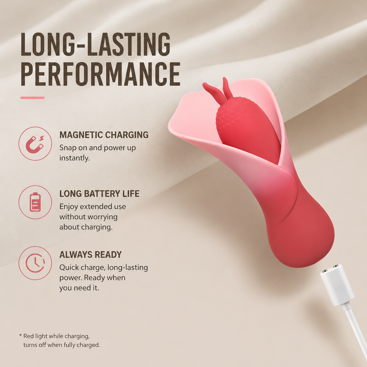 Rose Lily Clitoral StimulatorWaterproof Floral Wellness Gift