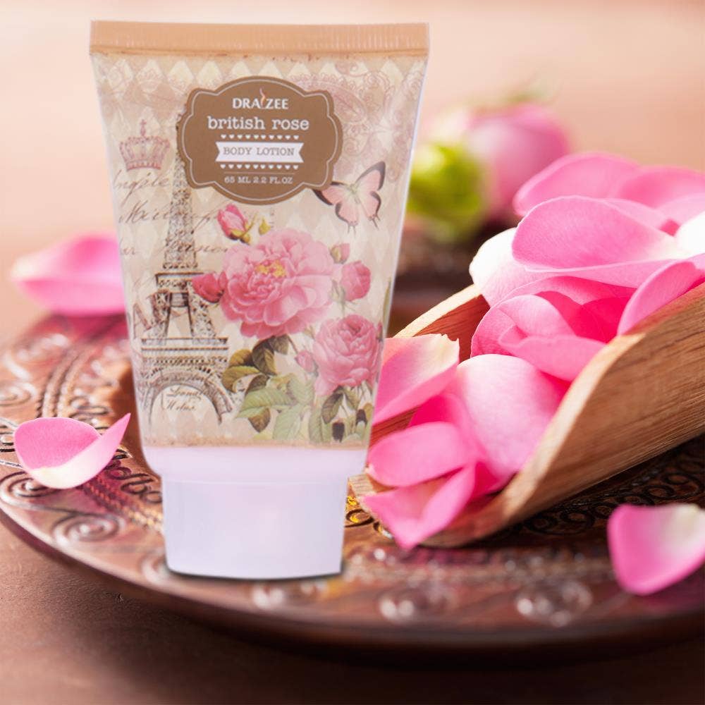 Mothers Day Gift Rose Scented Spa Set, 8 Pc Gift for Women