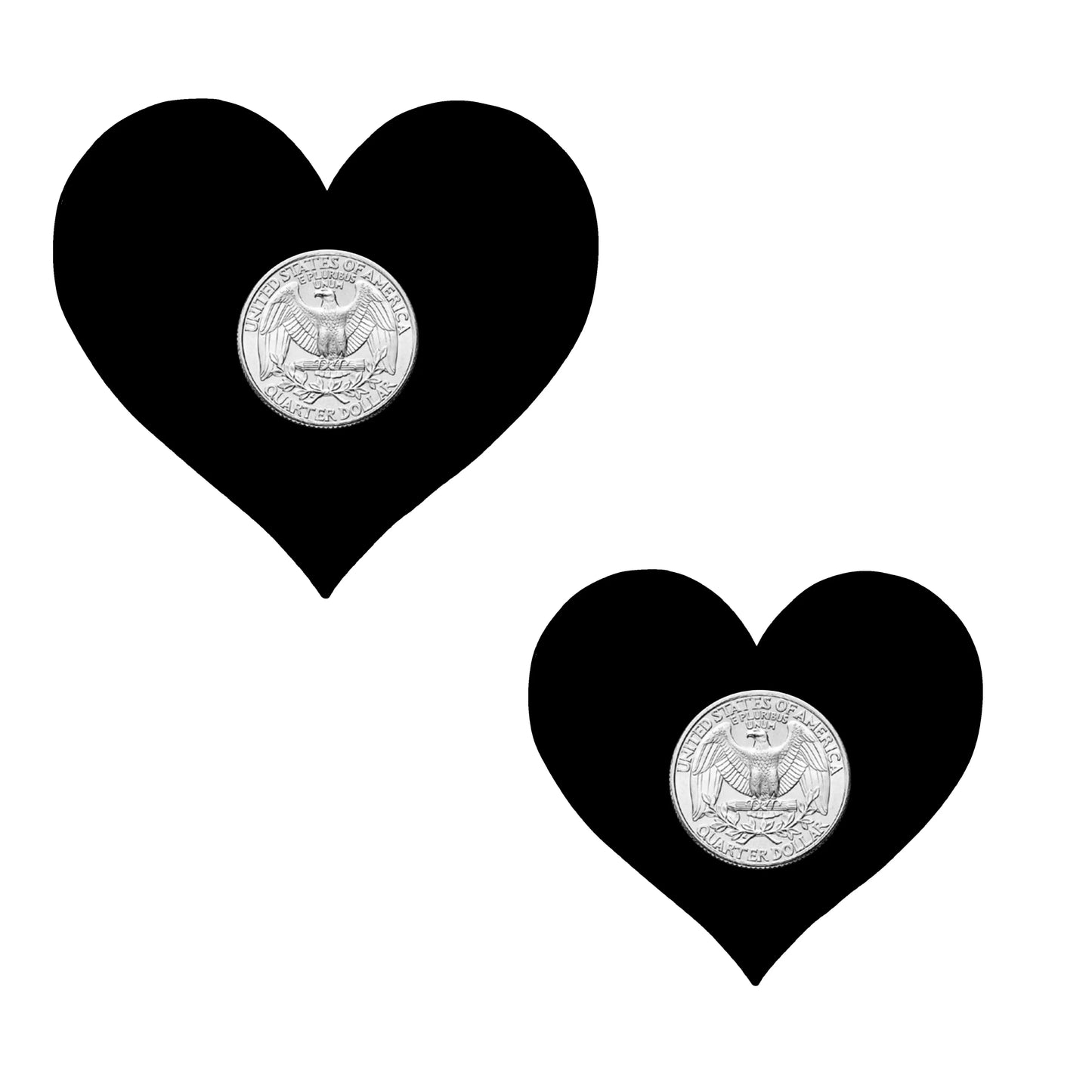 Cheeky Booty Heart Nipple Cover Pasties