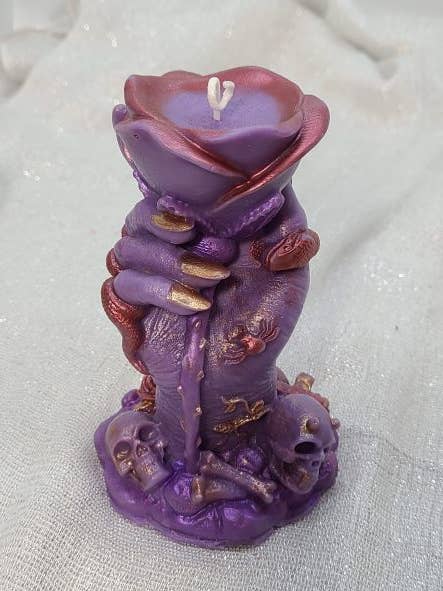 Witch's Rose Candles