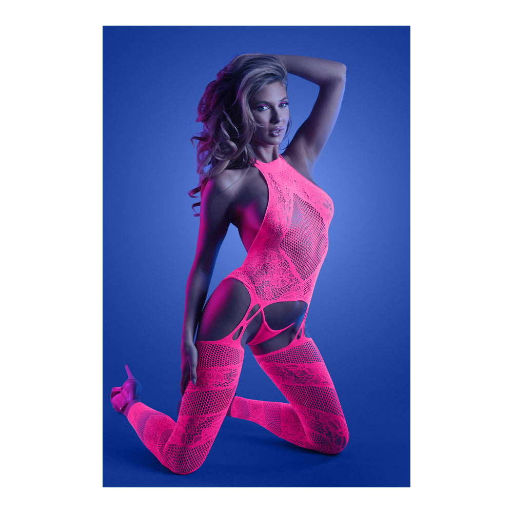 Captivating Halter Bodystocking - nv GL2127