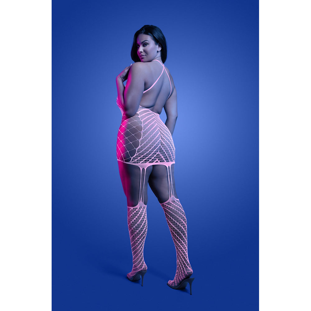 Queen Size Metamorphic Bodystocking Dress - nv GL2550