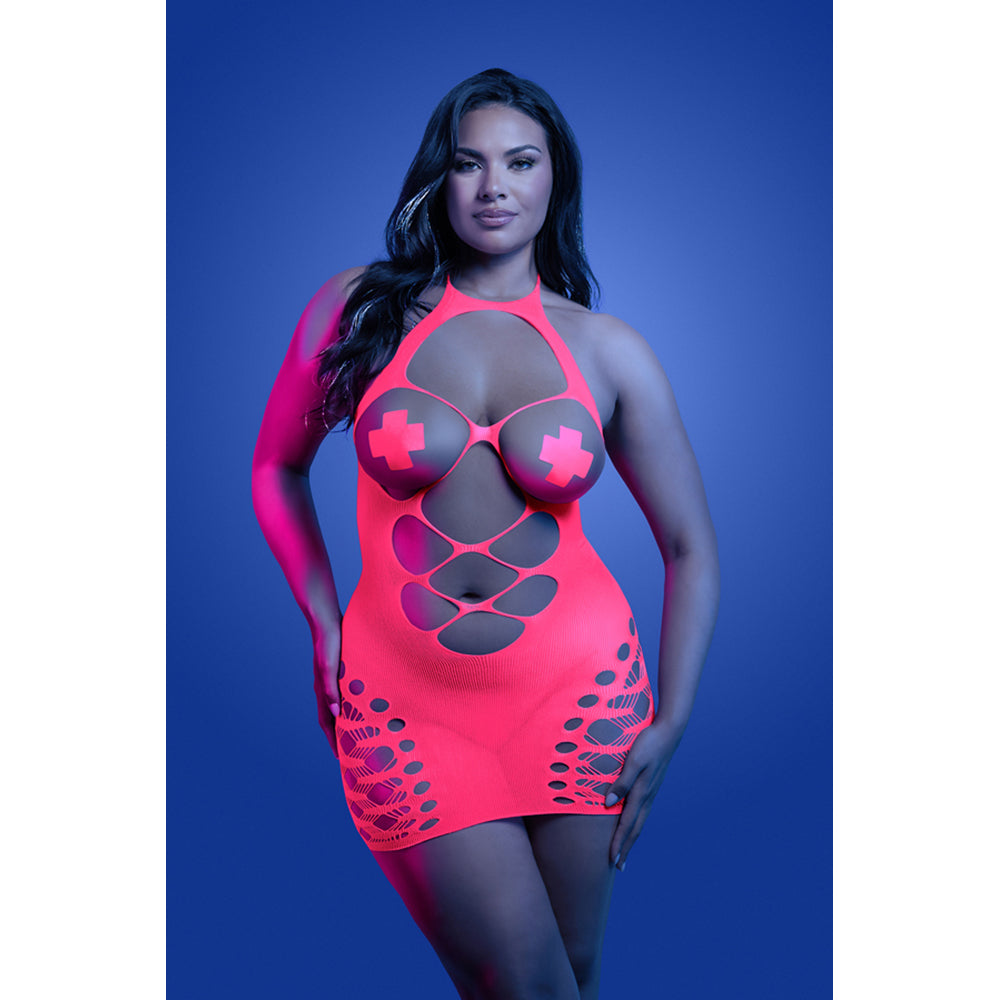 Queen Size Aphrodisiac Dress & Pasties - nv GL2553