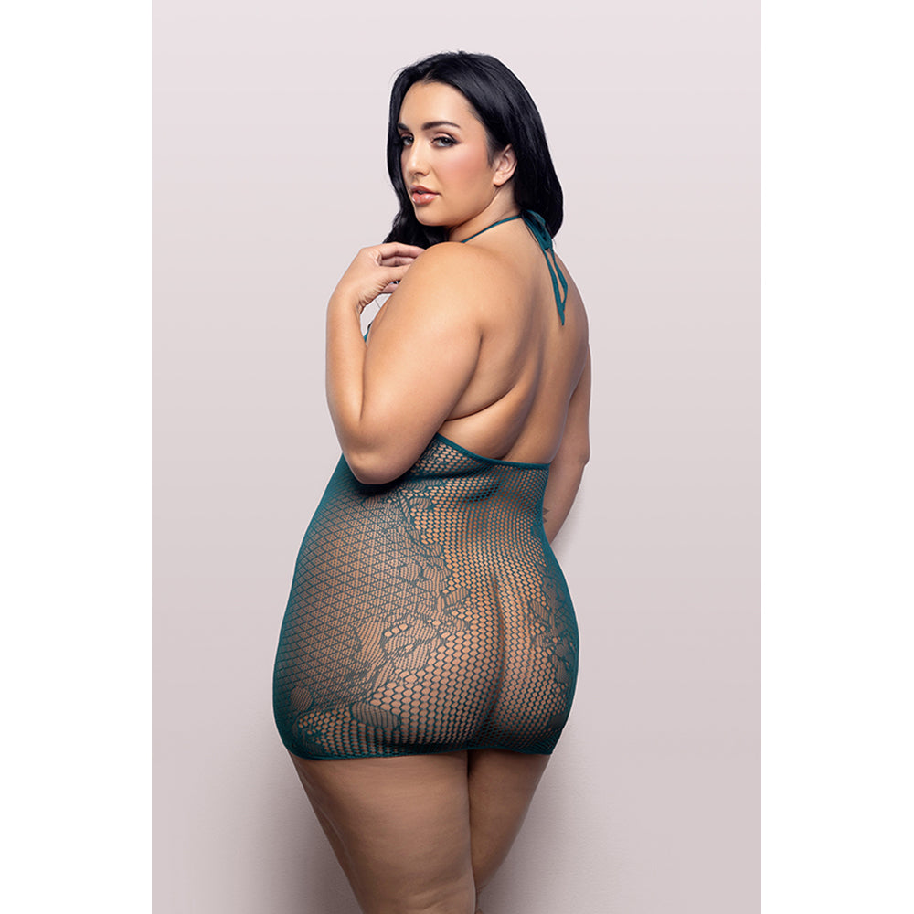 Queen Size Halter Dress - nt V828