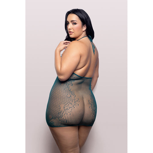 Queen Size Halter Dress - nt V828