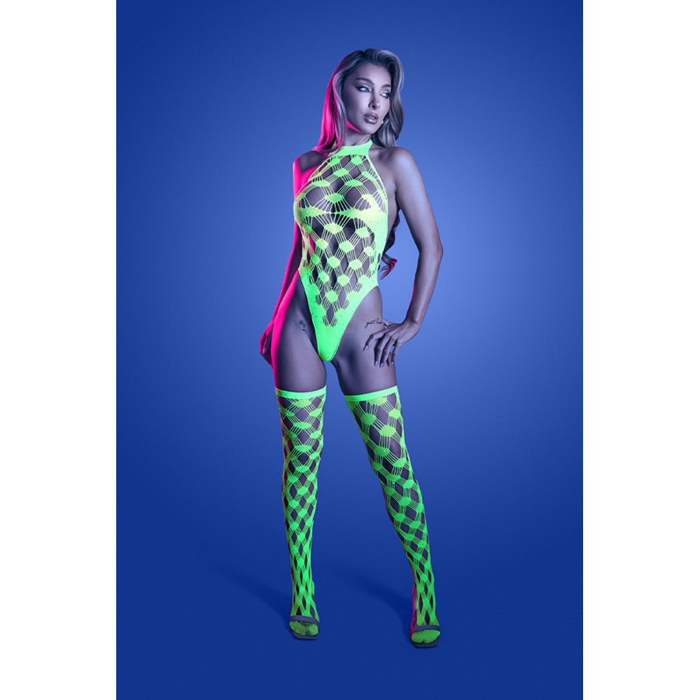 Adrenaline Rhinestone Teddy & Stockings - GL2662