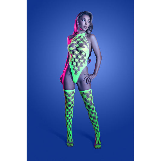 Adrenaline Rhinestone Teddy & Stockings - GL2662
