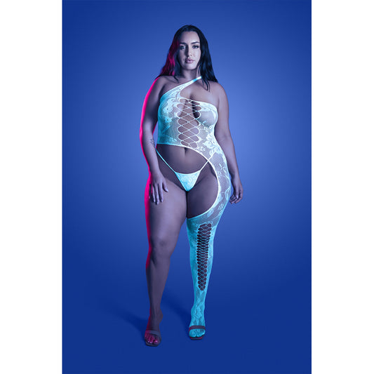 Queen Size Lights Get Low Bodystocking & Panty - GL2664