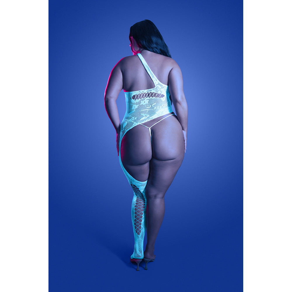 Queen Size Lights Get Low Bodystocking & Panty - GL2664