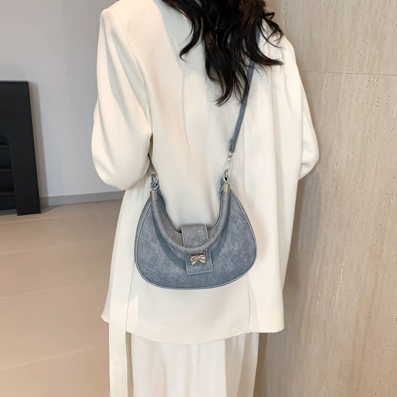 Crescent hobo bag shoulder bag crossbody