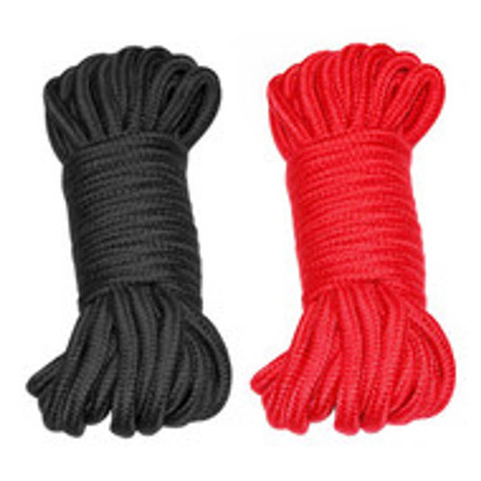 Rope 2 Pack Shibari Bondage Rope Kit - Pink & Black