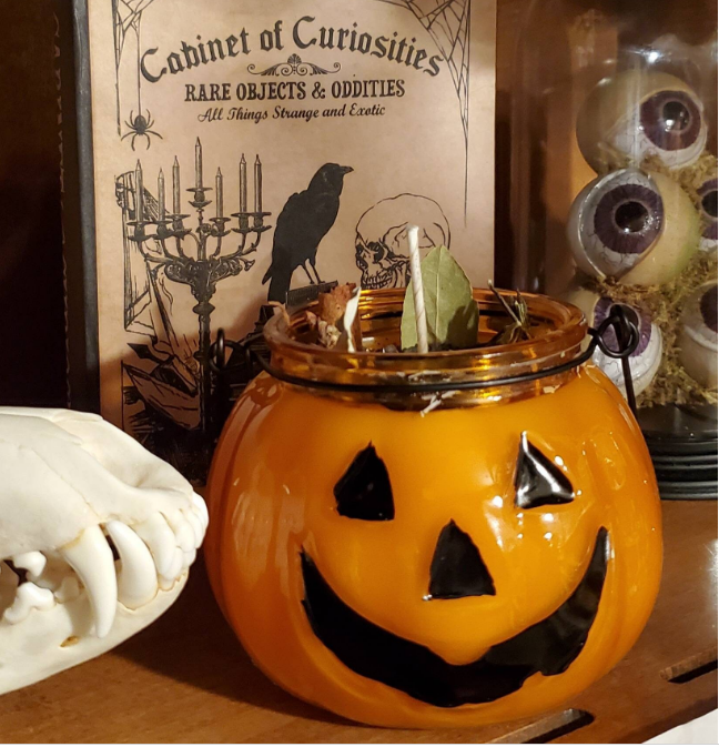 SAMHAIN / HALLOWEEN / FALL / Spell Candle / Ritual Candle