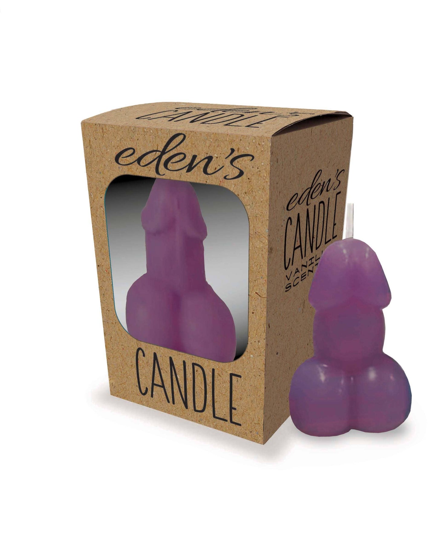 Eden’s Candle Vanilla Scented Penis POP Display of 12 Votive Candle