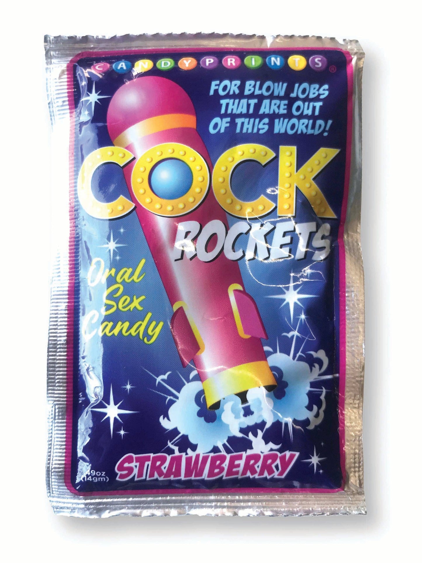 Cock Rockets Oral Sex Candy, POP Display of 36 Grape, Watermelon & Strawberry 🍇 🍉 🍓