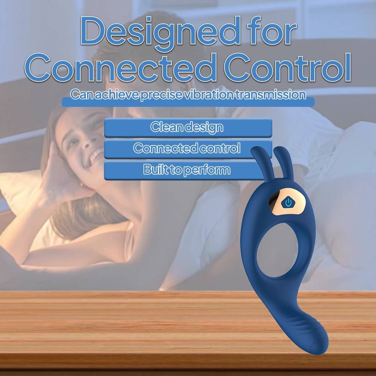 AIERSHA Axis Link App-Control Dual-Motor  Vibrator cock Ring