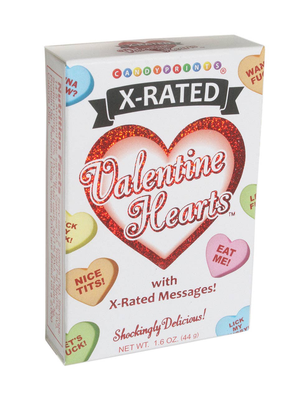 X-Rated Valentine's Conversation Candy Hearts- 24 Pack