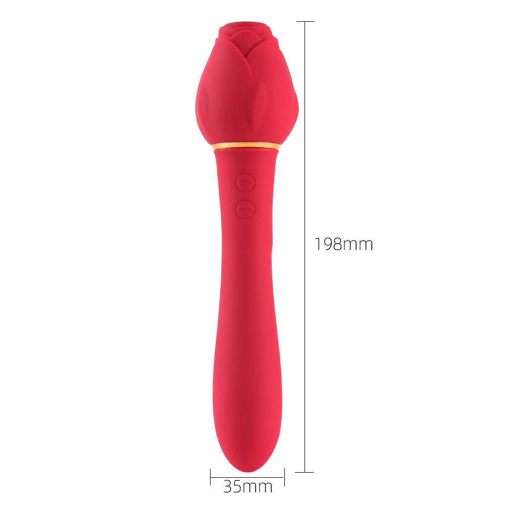 Rose sucking vibrator sucking breast teasing female sex toys